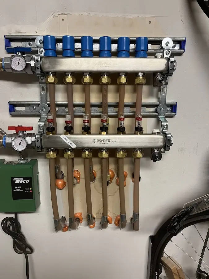 Plumber performing Gas Line Installation at a residential property in Dyersburg